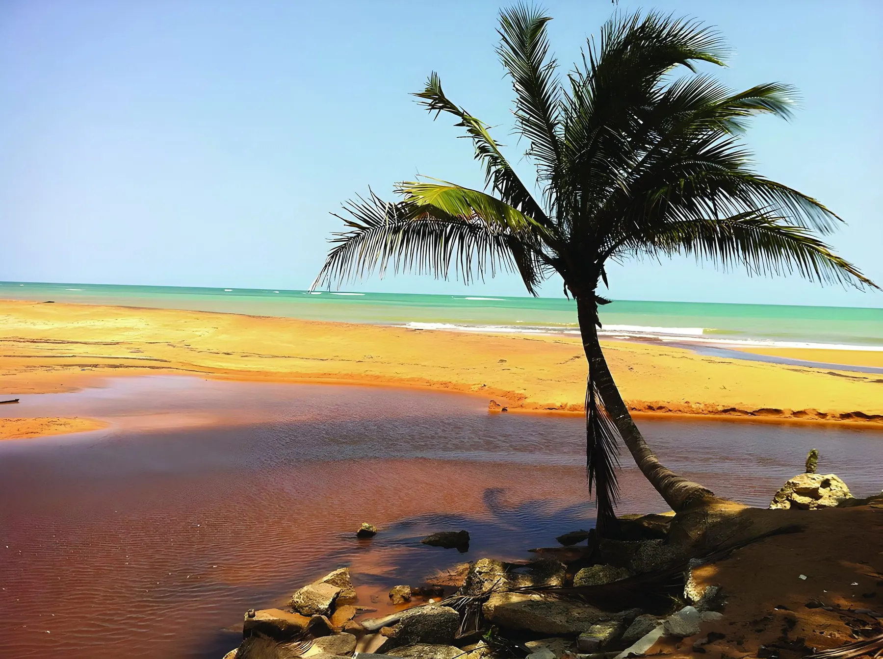 Paisagem do litoral de Aracruz, Espírito Santo
